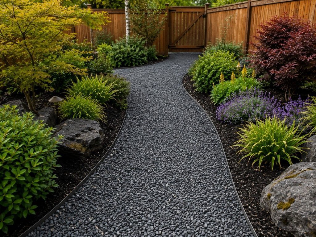 Bark & Gravel Installation